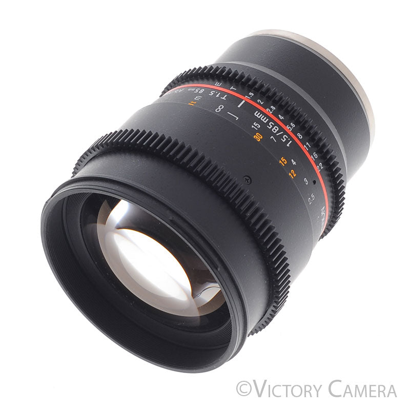 Rokinon 85mm T1.5 AS IF UMC Manual Focus Prime Lens for Sony E Mount [EXC] - Victory Camera