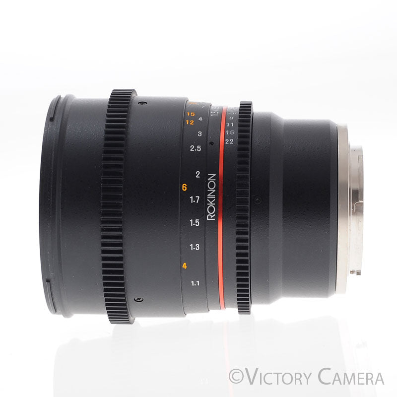 Rokinon 85mm T1.5 AS IF UMC Manual Focus Prime Lens for Sony E Mount [EXC] - Victory Camera