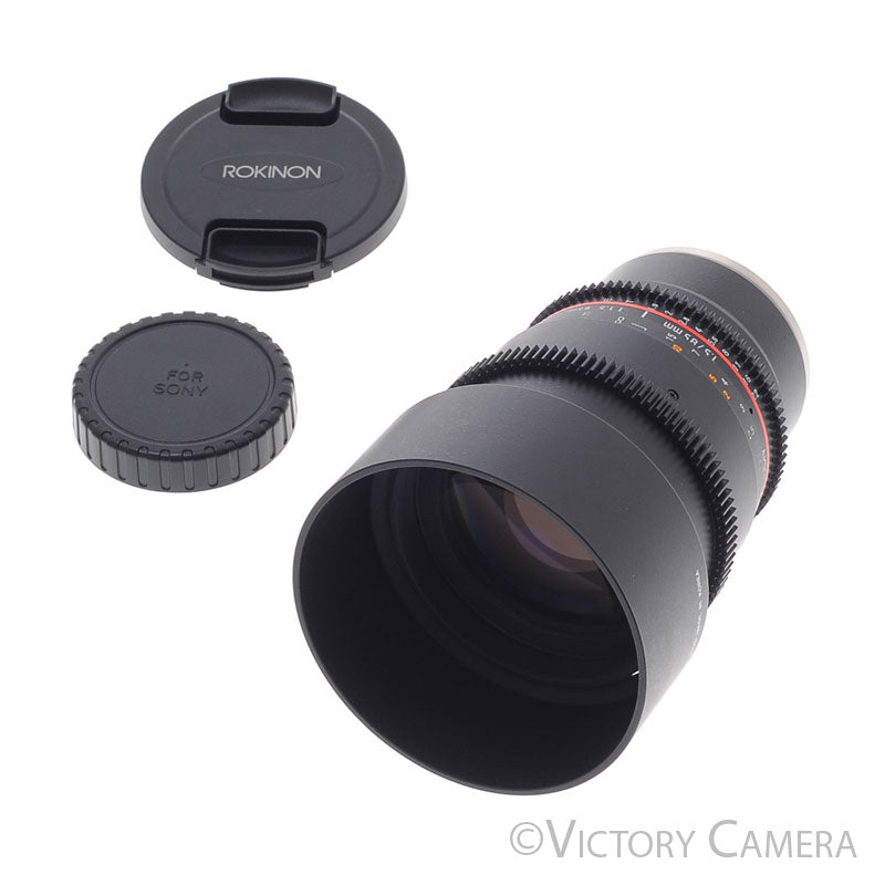 Rokinon 85mm T1.5 AS IF UMC Manual Focus Prime Lens for Sony E Mount [EXC] - Victory Camera