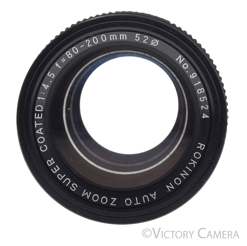 Rokinon Super Coated 80-200mm f4.5 Telephoto Zoom Lens for Minolta MD [EXC] - Victory Camera
