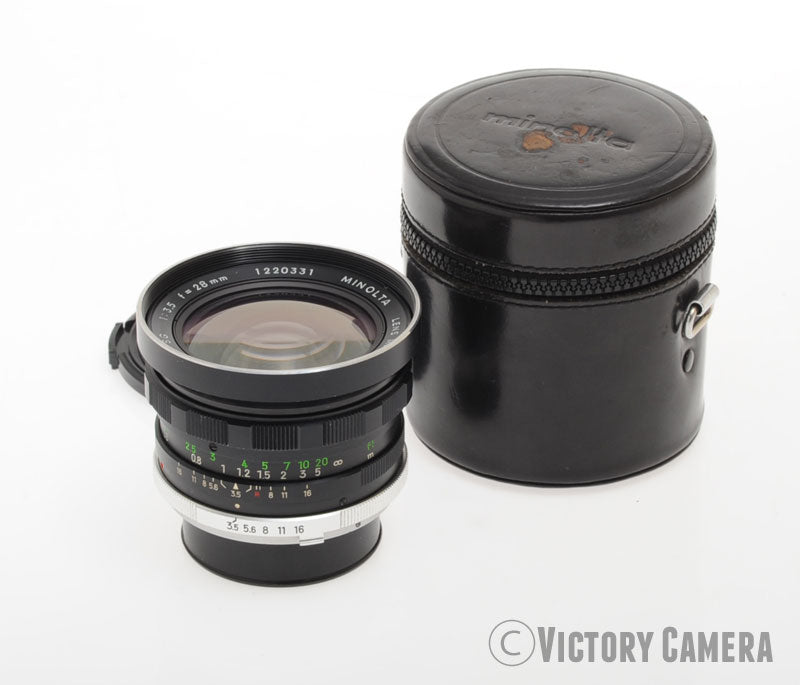 Minolta MC W.Rokkor SG 28mm f3.5 Manual Focus Wide Angle Prime Lens [EXC]