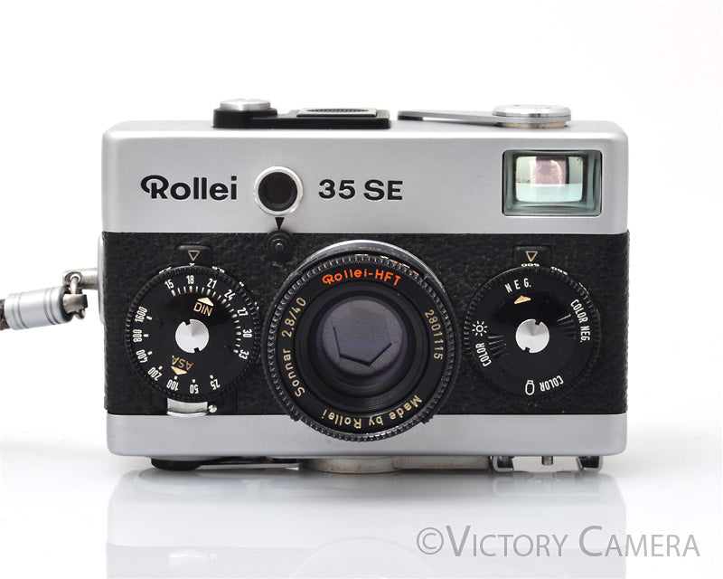 Rollei 35 SE Chrome 35mm Camera w/ 40mm f2.8 Sonnar Lens -No Meter- [EXC] - Victory Camera