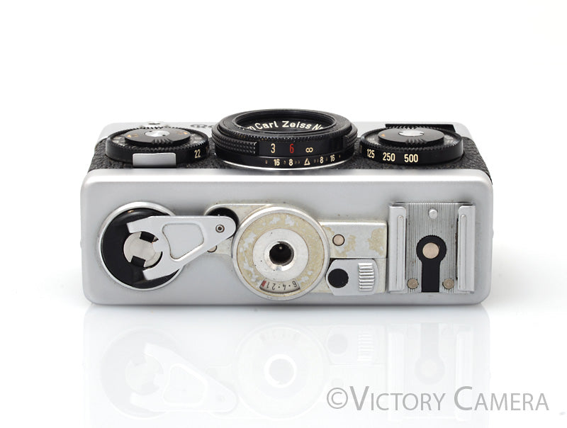 Rollei 35 Chrome 35mm Camera w/ 40mm f3.5 Tessar Lens -Good Meter- [EXC] - Victory Camera