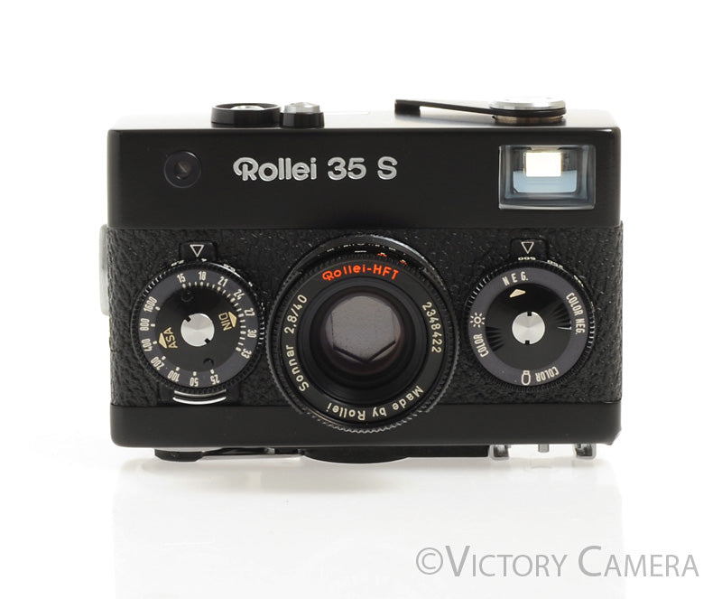 Rollei 35S 35 S 40mm f2.8 Zeiss Sonnar Black Camera -No 