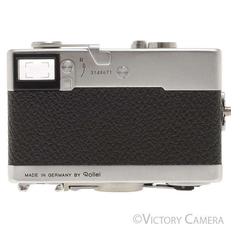 Rollei 35 40mm f3.5 Zeiss Tessar Chrome Camera -No Meter [EXC]