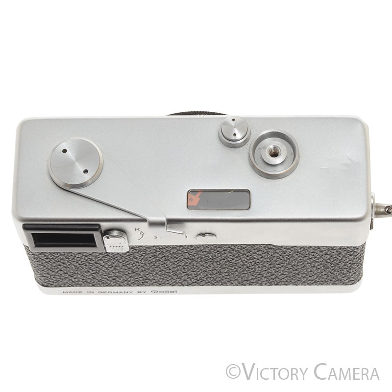 Rollei 35 40mm f3.5 Zeiss Tessar Chrome Camera -No Meter [EXC]