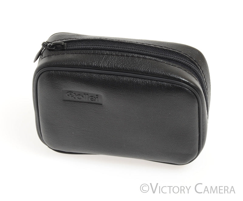 Original Rollei 35 Black Leather Camera Case -Clean- - Victory Camera