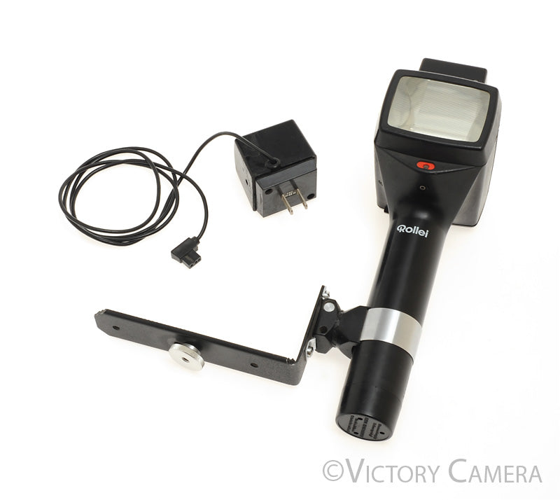 Rollei E36RE Flash w/ L Bracket + AC Adapter (only) [EXC] - Victory Camera