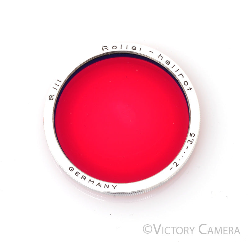 Rollei Rolleiflex Hellrot Red Lens Filter Bay III [EXC+]