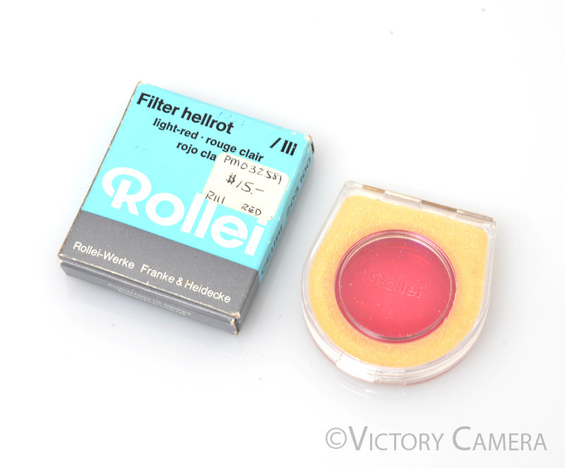 Rollei Rolleiflex Hellrot Red Lens Filter Bay III [EXC+]