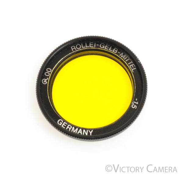 Filtre Jaune Rollei Gelb-Mittel Filter 28.5 pour Monture Filtre Jaune Rollei Gelb-Mittel Filter 28.5 pour Monture