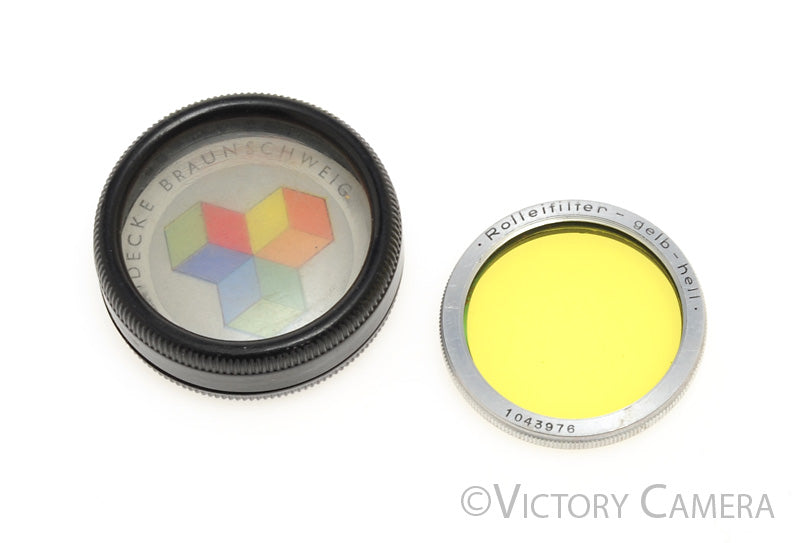 Rollei Rolleiflex Bay I 28.5mm Gelb-Hell Light Yellow Filter [EXC] - Victory Camera