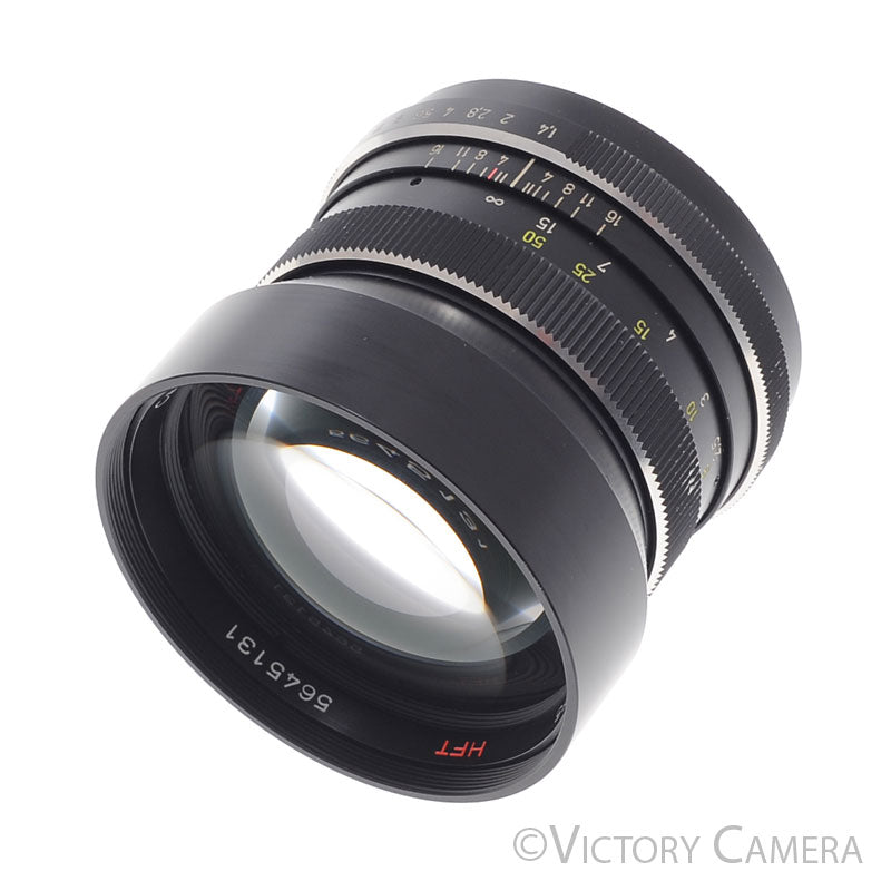 Rollei Carl Zeiss 85mm f1.4 Planar HFT QBM Triangle Aperture Lens [EXC] - Victory Camera