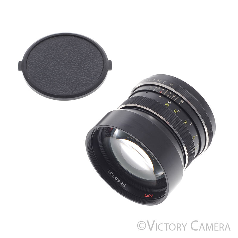 Rollei Carl Zeiss 85mm f1.4 Planar HFT QBM Triangle Aperture Lens [EXC] - Victory Camera