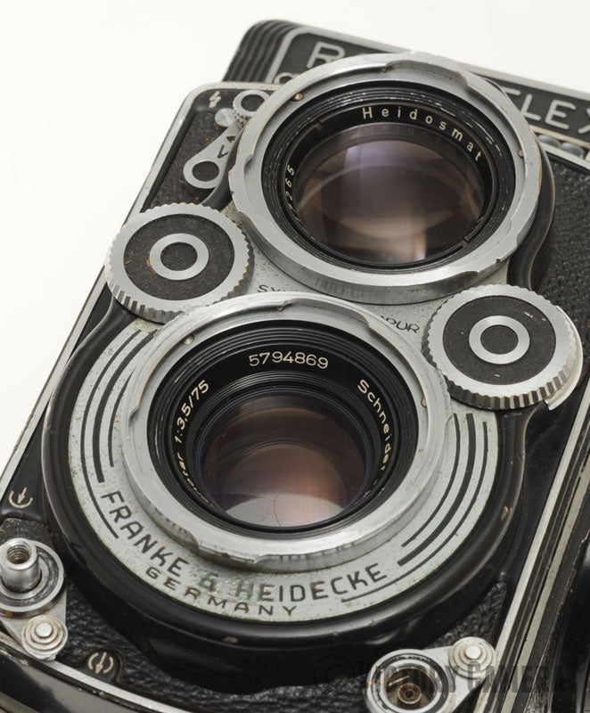 Rollei Rolleiflex 3.5F Type 1 6x6 TLR Camera w/ Xenotar 75mm f3.5 Lens [GOOD]