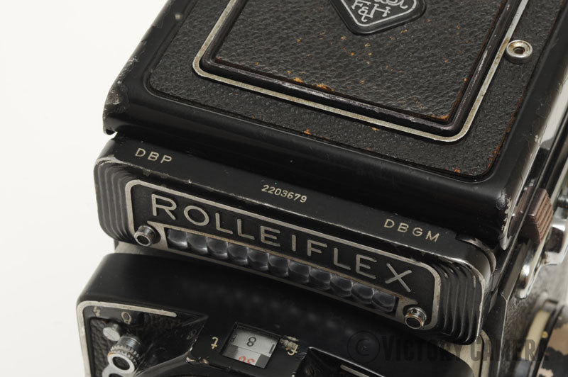 Rollei Rolleiflex 3.5F Type 1 6x6 TLR Camera w/ Xenotar 75mm f3.5 Lens [GOOD]