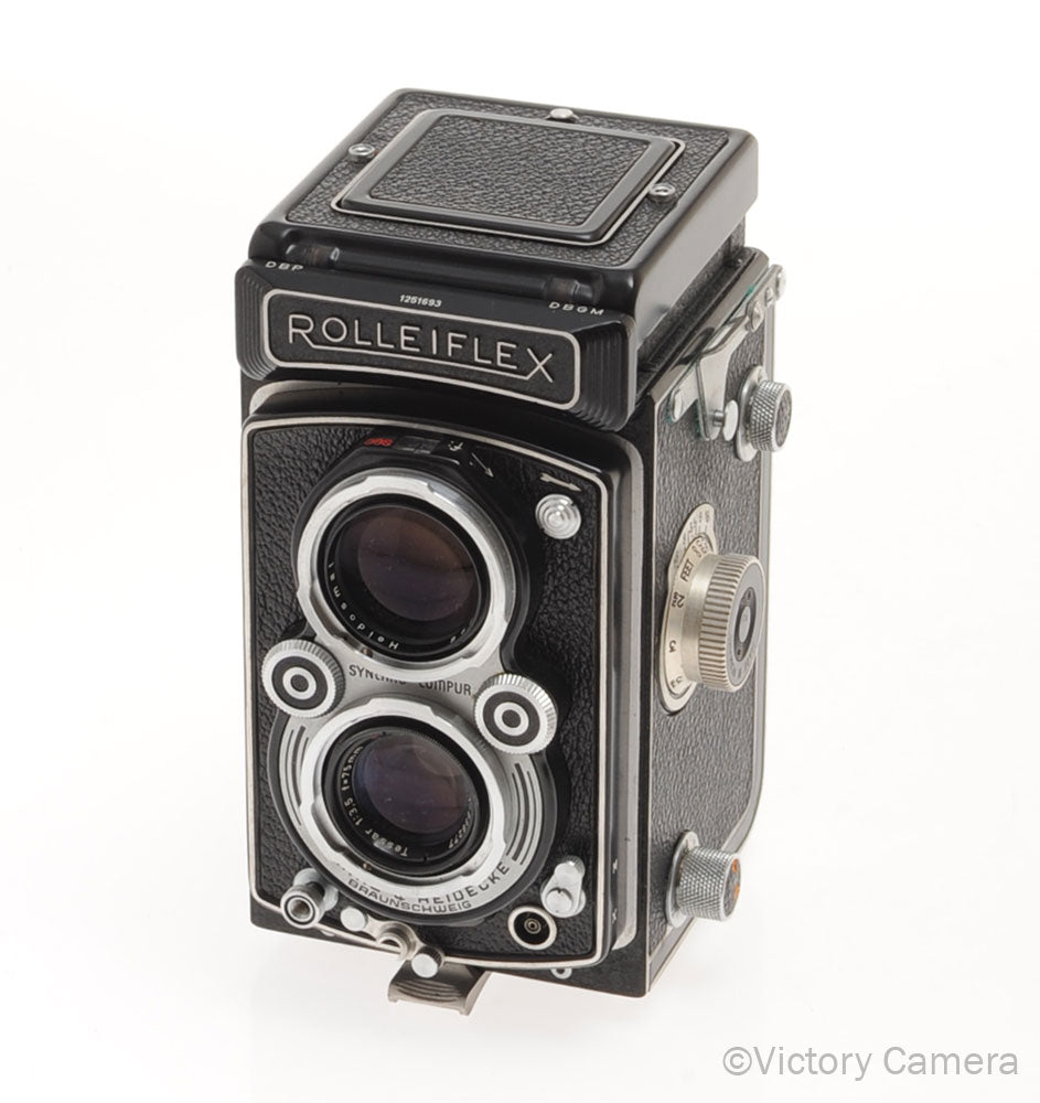 Rolleiflex MX Type 1 6x6 TLR Film Camera w/ 75mm f3.5 Opton Tessar [GOOD] - Victory Camera