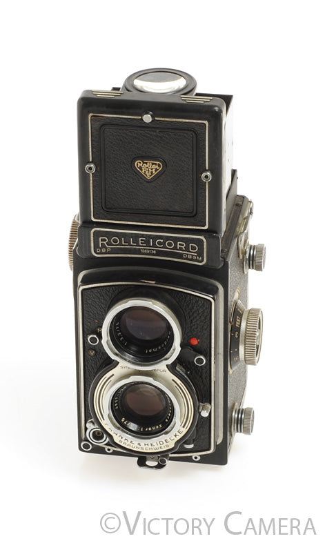Rollei Rolleicord V TLR Medium Format Camera w/ 75mm f3.5 Xenar Lens [GOOD] - Victory Camera