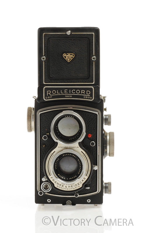 Rollei Rolleicord V TLR Medium Format Camera w/ 75mm f3.5 Xenar Lens [GOOD] - Victory Camera