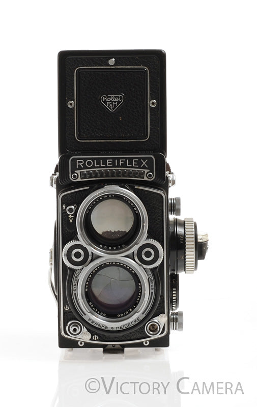 Rollei Rolleiflex 2.8F Schneider Xenotar 6x6 Medium Format TLR Camera - Victory Camera