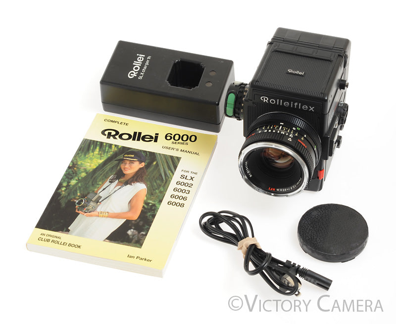 Rollei Rolleiflex 6008 Professional Camera w/ 80mm f2.8 PQ Lens 120 Back -Clean-