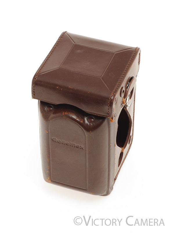 Genuine Rollei Rolleiflex Brown Leather Ever Ready Case for 2.8F TLR [EXC] - Victory Camera