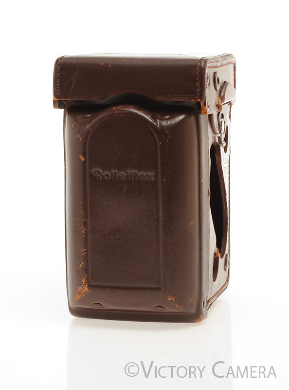 Genuine Rollei Rolleiflex Brown Leather Ever Ready Case for 2.8F TLR [EXC] - Victory Camera
