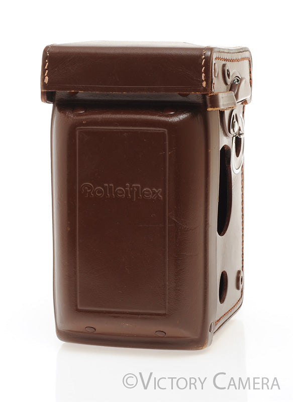 Rollei Rolleiflex T Brown Leather Ever Ready Case [EXC+] - Victory Camera