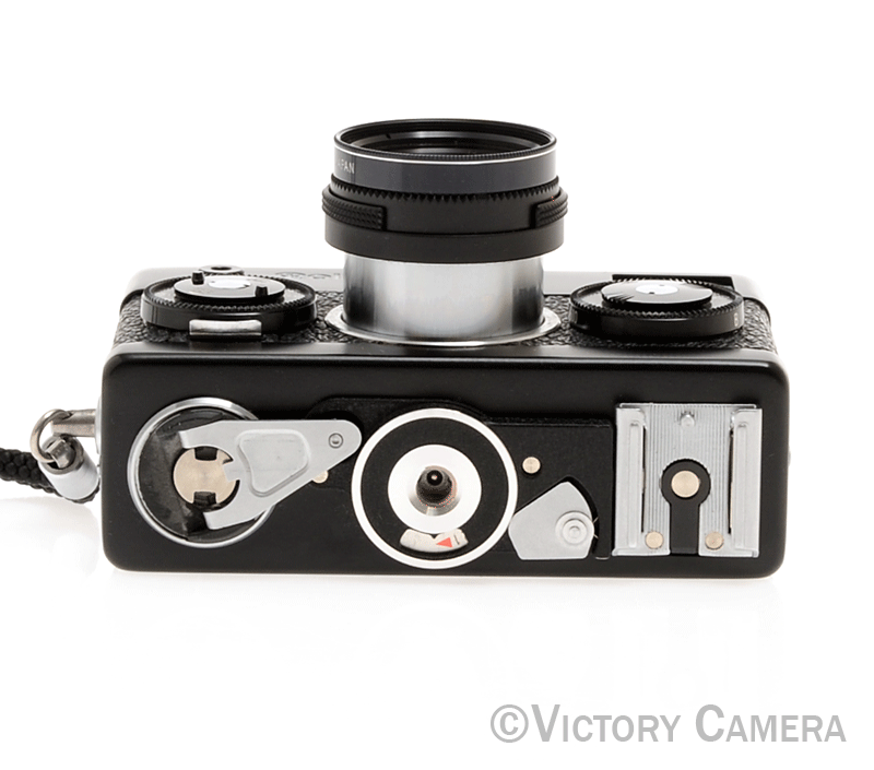 Rollei 35S 35 S Black 40mm f2.8 Zeiss Sonnar Camera -Good Meter- [EXC] - Victory Camera