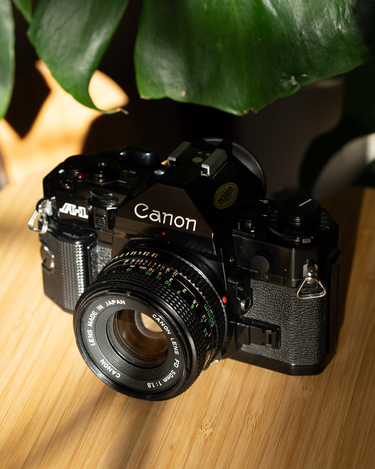 Canon A-1 A1 Black 35mm Film SLR Camera w/ 50mm f1.8 Lens [EXC] - Victory Camera