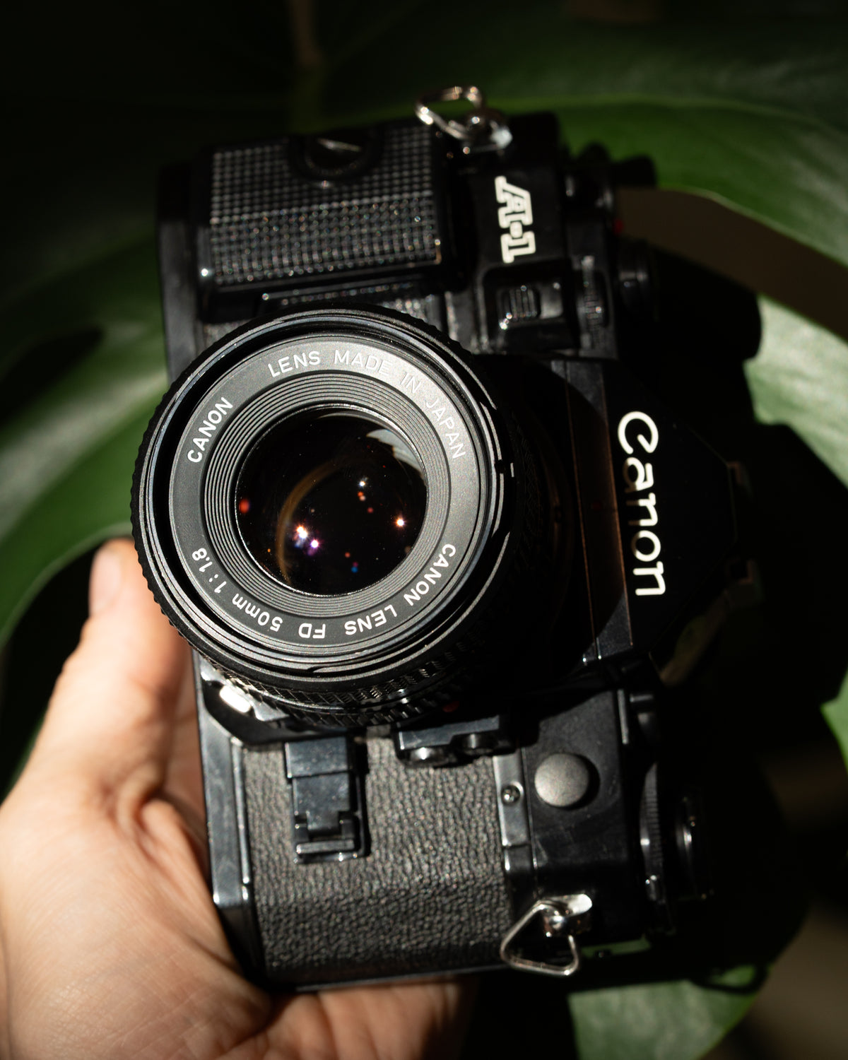 Canon A-1 A1 Black 35mm Film SLR Camera w/ 50mm f1.8 Lens [EXC] - Victory Camera
