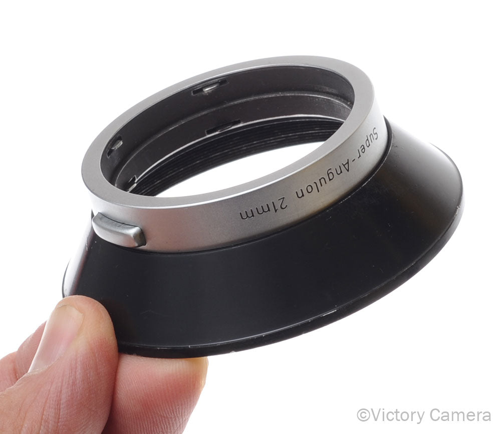 Leica IWKOO 12502 Metal Lens Shade for 21mm f4 Super Angulon [EXC] image 2