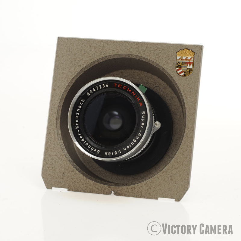 Linhof Technika Schneider Super Angulon 65mm f8 Wide Angle 4x5 Lens [E
