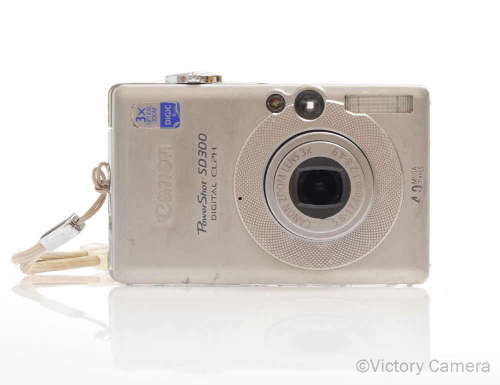 Canon Powershot SD300 ELPH 4.0mp Digital Point & Shoot Camera [GOOD] - Victory Camera