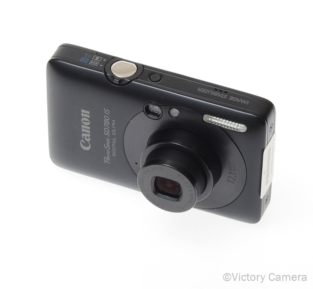 Canon PowerShot SD780 IS Black 12.1MP Point & Shoot Camera [EXC+] - Victory Camera