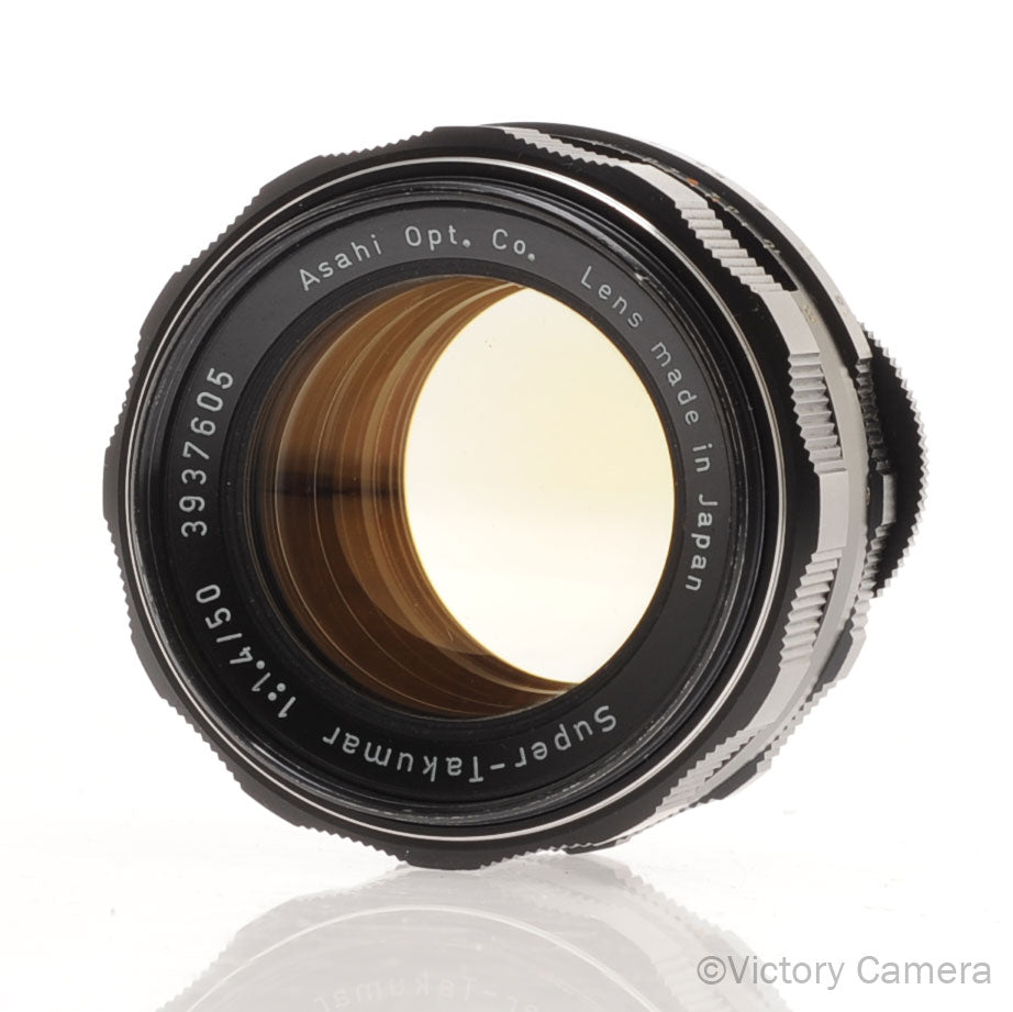Pentax Super-Takumar 50mm f1.4 M42 Screw Mount Thorium Glass Lens [EXC] - Victory Camera
