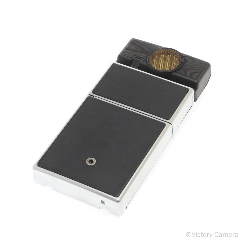 Polaroid SX-70 SX70 Sonar Chrome & Black Leather Camera w/ Box [EXC]