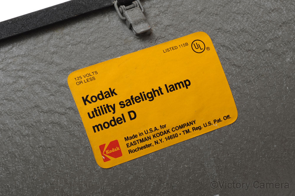Kodak Utility Safelight Lamp Model "D" [EXC] - Victory Camera