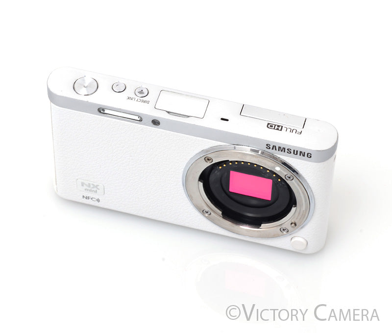 Samsung NX Mini White 20.5MP 1" Sensor Mirrorless Camera [EXC-] - Victory Camera