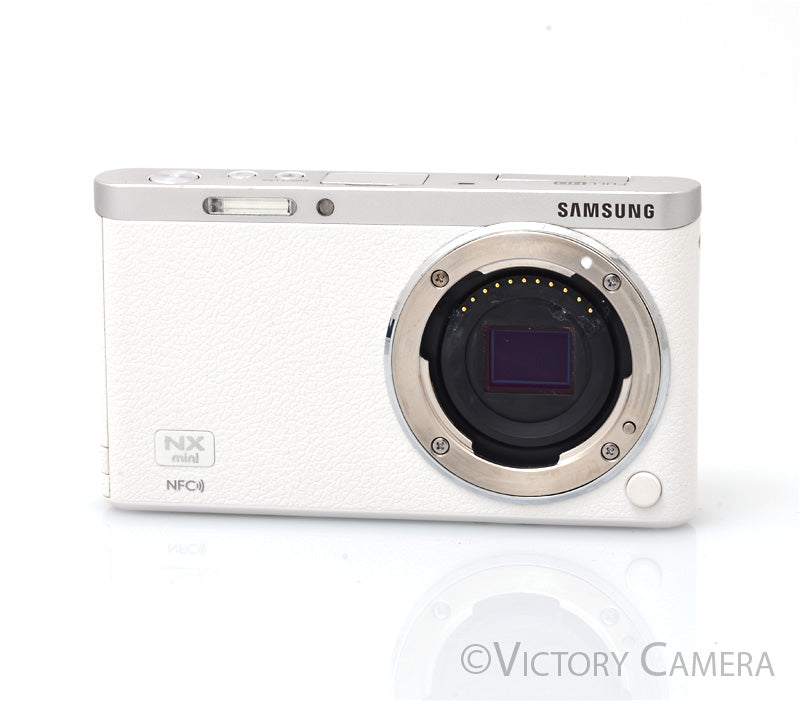Samsung NX Mini White 20.5MP 1" Sensor Mirrorless Camera [EXC-] - Victory Camera