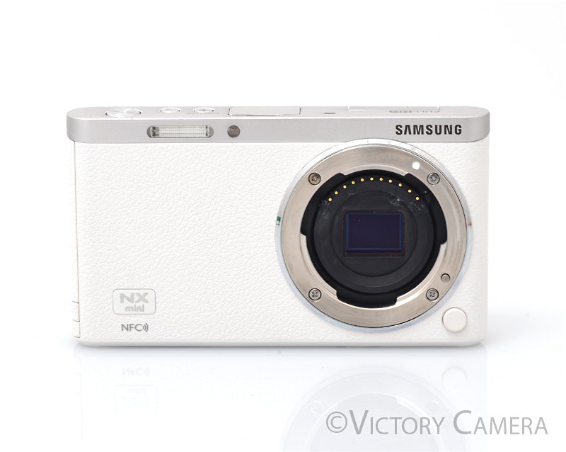 Samsung NX Mini White 20.5MP 1" Sensor Mirrorless Camera [EXC-] - Victory Camera