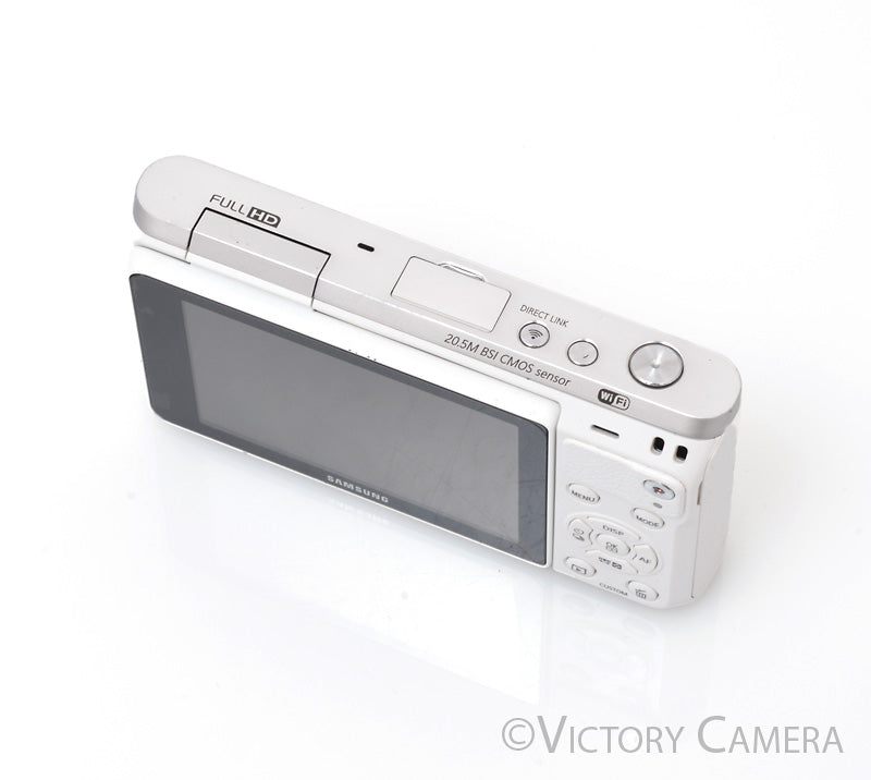 Samsung NX Mini White 20.5MP 1" Sensor Mirrorless Camera [EXC-] - Victory Camera