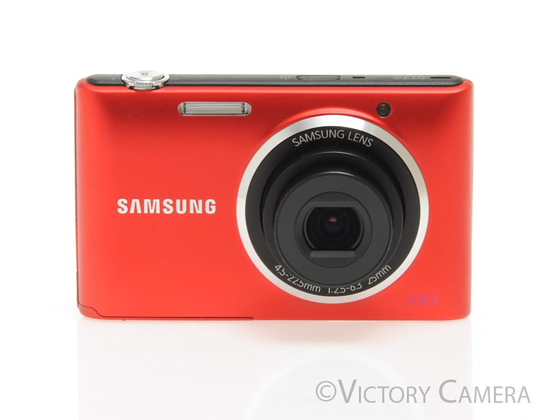 Samsung ST72 Red 16.2MP Digital Point &amp; Shoot Camera [EXC+] - Victory Camera