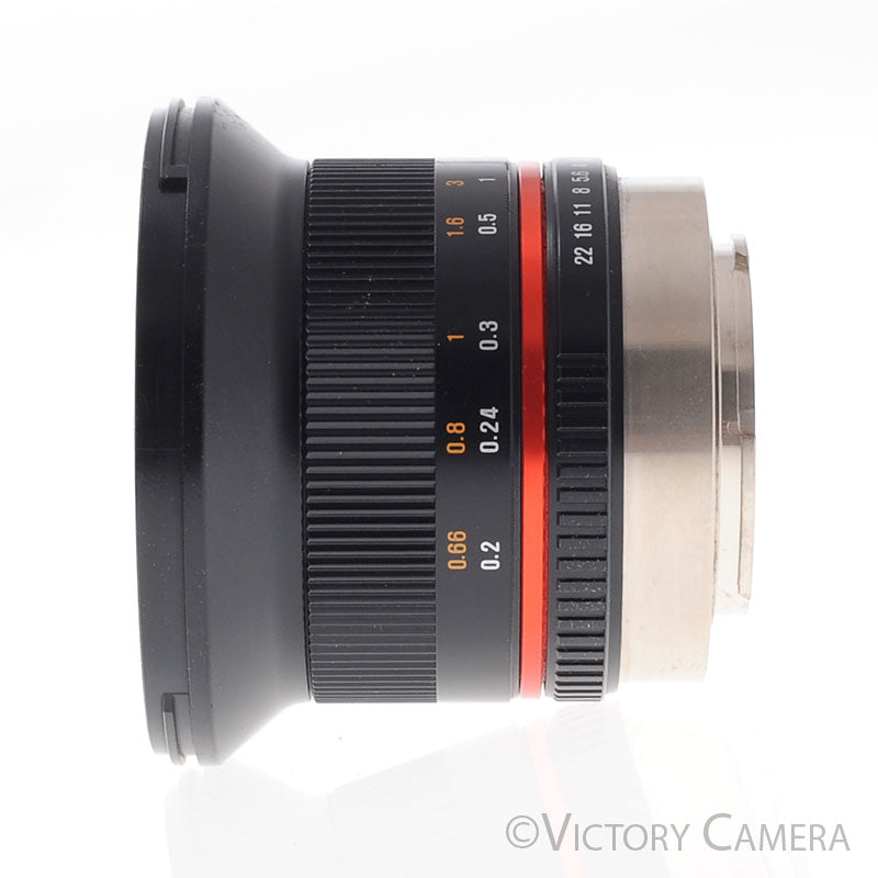 Rokinon Samyang 12mm F2.0 NCS Black Fisheye Lens for Fujifilm X Mount [EXC+] - Victory Camera