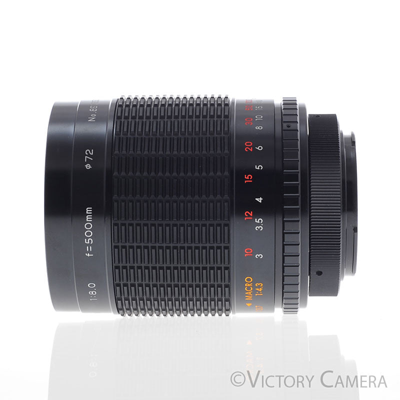 Samyang MC 500mm f8 Mirror Lens for Canon EOS EF [EXC+] - Victory Camera