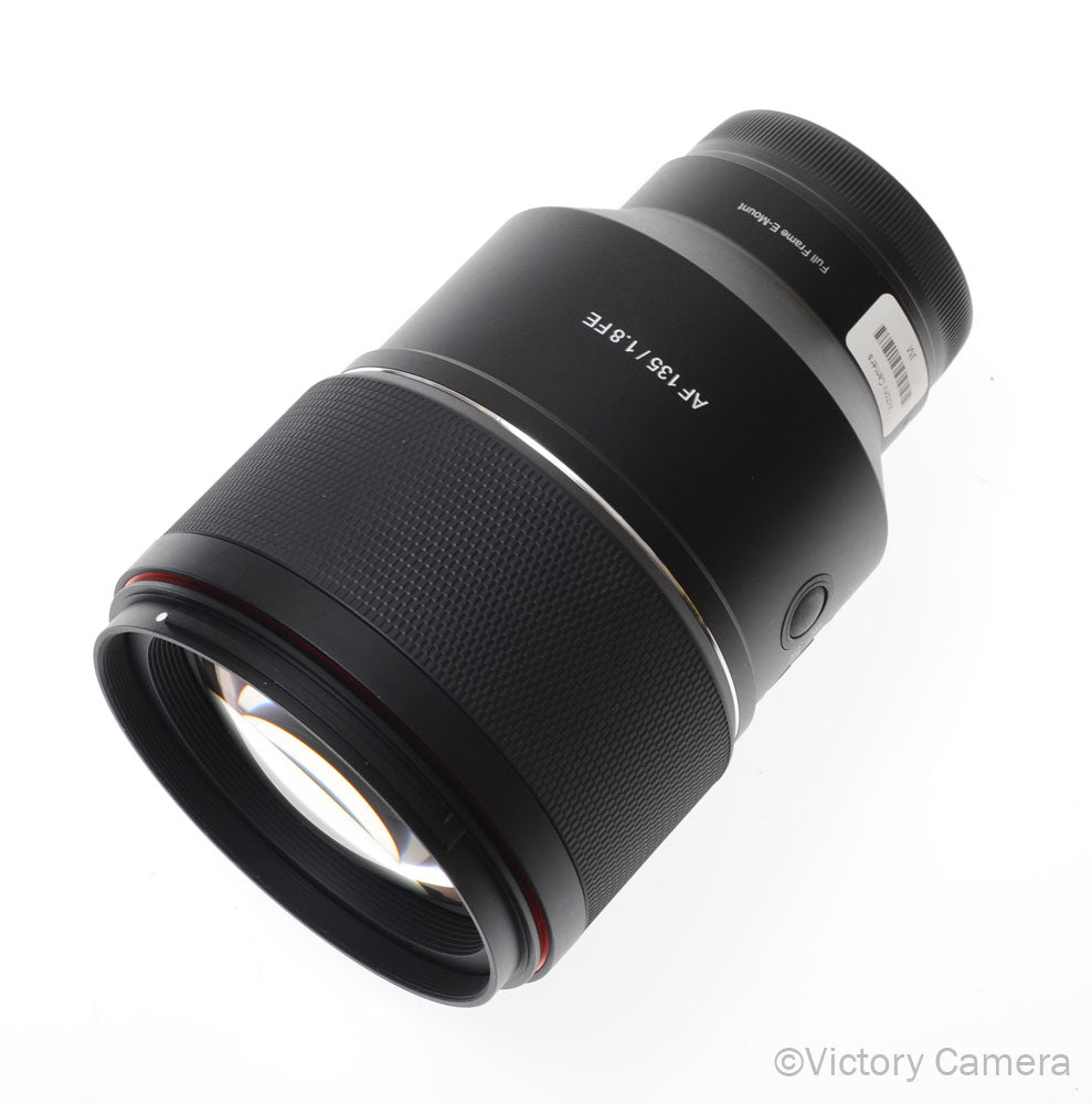 Samyang 135mm f1.8 FE Telephoto Prime Lens for Sony E Mount [EXC+] - Victory Camera