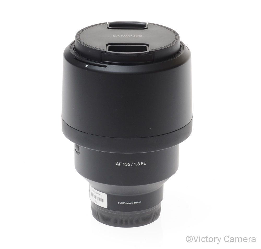 Samyang 135mm f1.8 FE Telephoto Prime Lens for Sony E Mount [EXC+] - Victory Camera