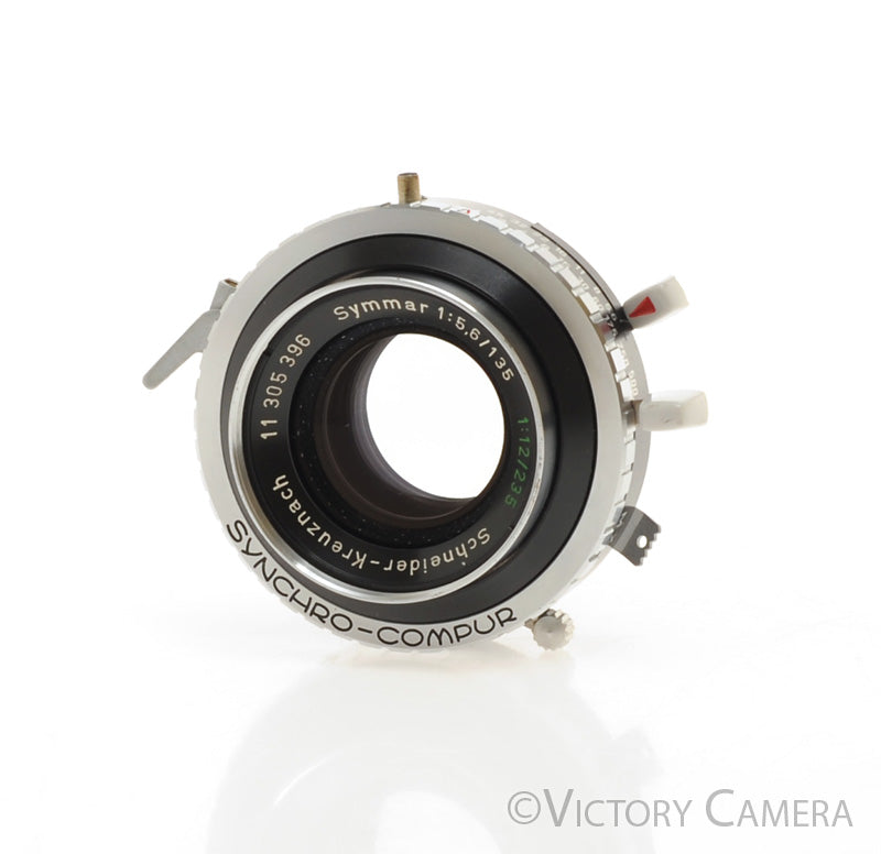 Schneider Symmar 135mm f5.6 4x5 Large Format Lens in #0 Shutter [EXC+] - Victory Camera