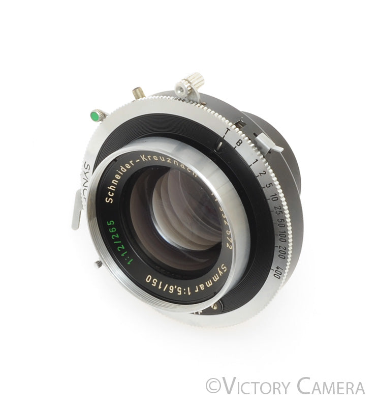 Schneider Symmar 150mm f5.6 Convertible Lens in #1 Compur Shutter [EXC+] - Victory Camera