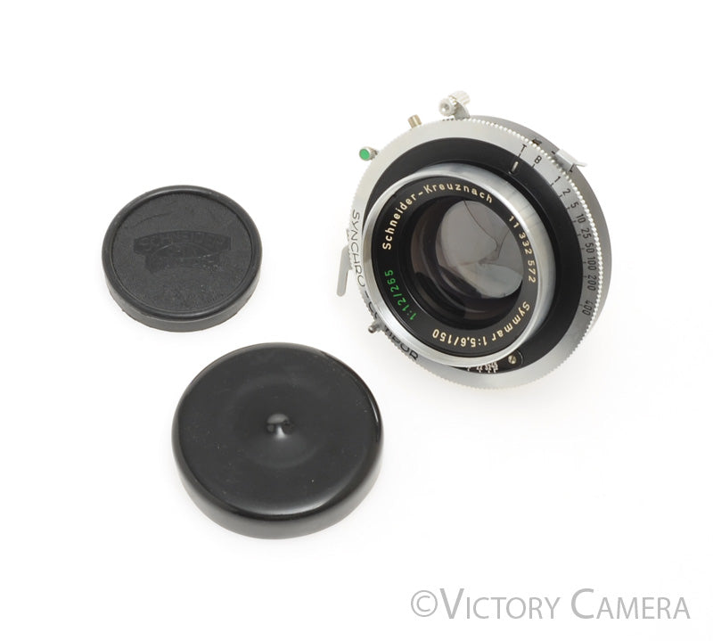 Schneider Symmar 150mm f5.6 Convertible Lens in #1 Compur Shutter [EXC+] - Victory Camera